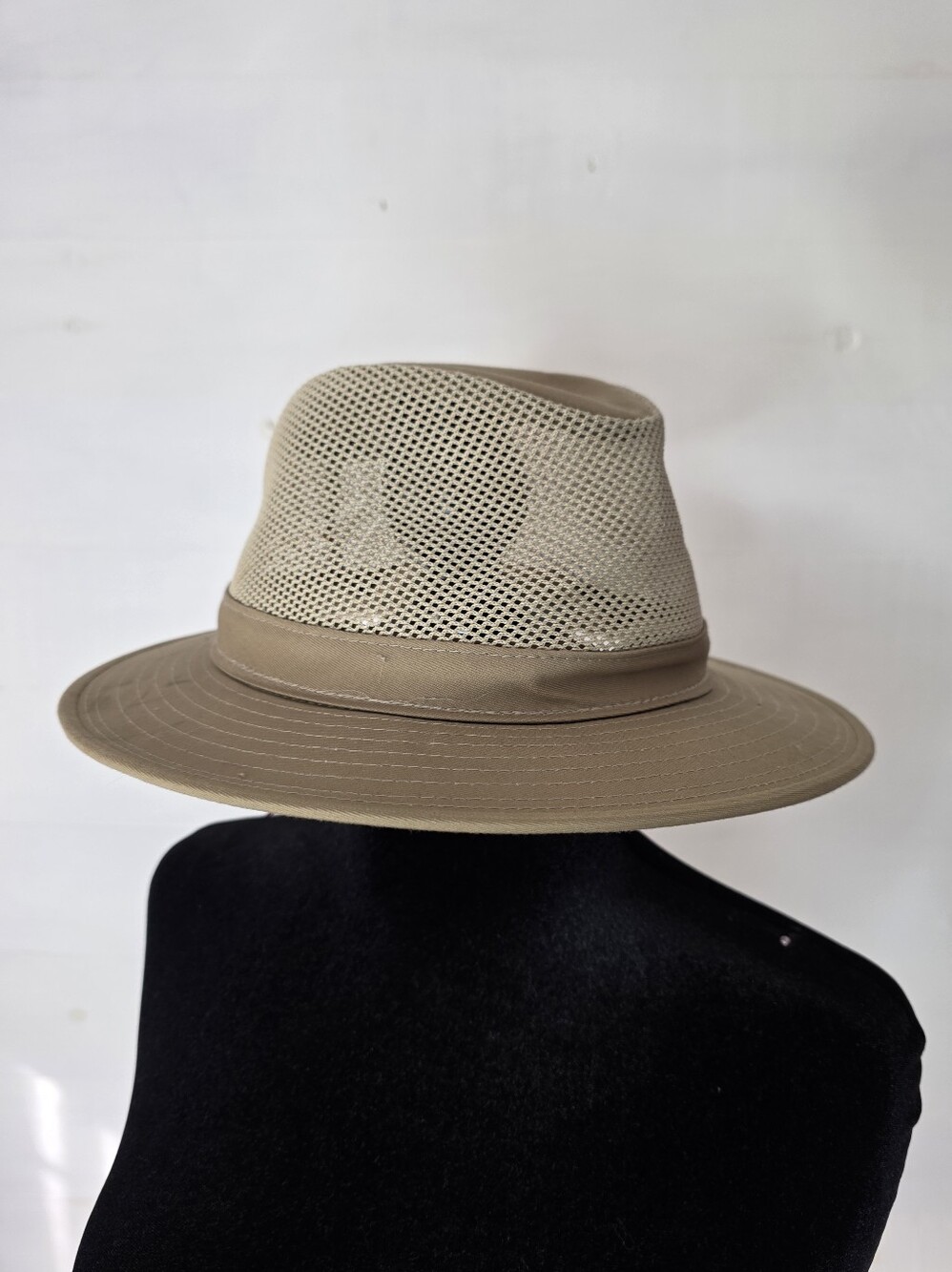 Henschel Aussie Breezer Mesh Safari Sun Hat Khaki Hiking Fishing Sun Packable. L